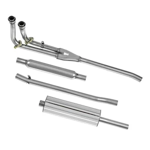 impianto scarico acciaio inox Bomb MGB Roadster e GT