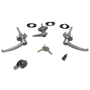 maniglie cromate serrature e chiavi Triumph TR3A