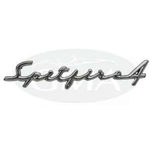 scritta cromata Triumph spitfire 4