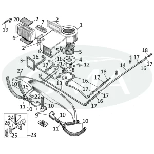 riscaldamento jaguar etype