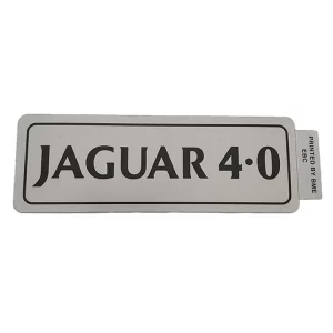 etichetta motore Jaguar 4.0