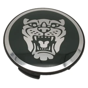 coprimozzo ruota argento e nero Jagur X-type