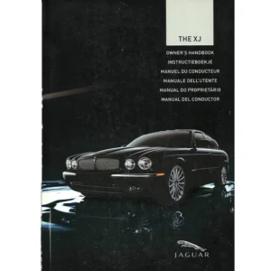manuale dell'utente Jaguar XJ X350 X358 2003-2009